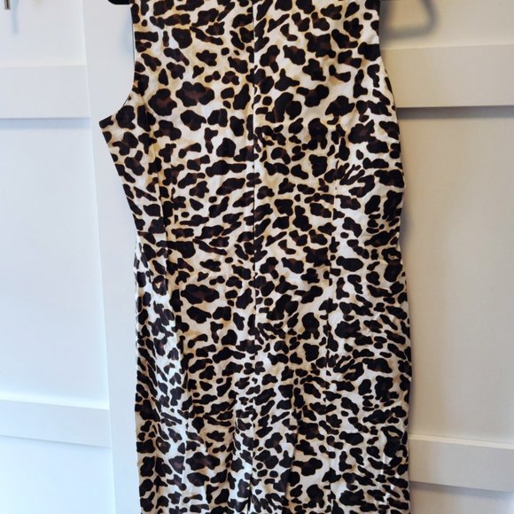 Jones New York stretch animal print dress size 12 - Picture 2 of 5